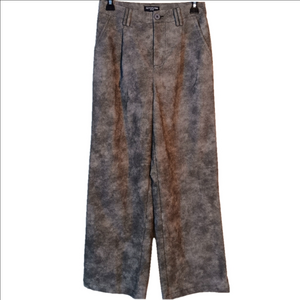 PrettyLittleThing Pants Women's Size 4‎ Petite Faux Leather Snake Print Wide Leg